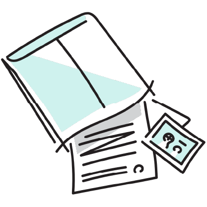 書類のイラスト